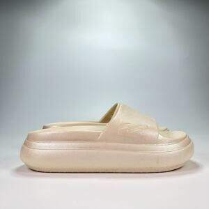 Billabong Cloud Slides Cream Platform Sandals Slip On Comfort Women’s Size 6B